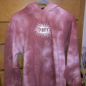 Obey sweatshirt. Acid wash